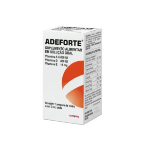 2 unidades de Polivitamínico Adeforte 8.000UI 1 ampola de 3ml