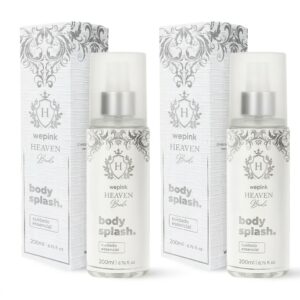2 unidades  Body Splash Heaven Bride Desodorante Colônia 200ml - Wepink
