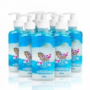 6 UNIDADES DE Gel Hidratante de Menta para o Corpo e Virilha babasoul 280ml