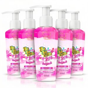 6 UNIDADES DE Gel Hidratante de Iogurte para o Corpo e Virilha babasoul 100ml
