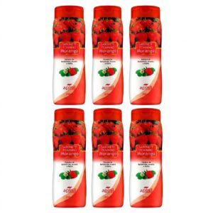 6 UNIDADES DE SABONETE ÍNTIMO APINIL DE MORANGO 200ML