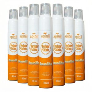 6 UNIDADES DE PERFUME DE CALCINHA BAUNILHA 40ML APINIL COSMÉTICOS