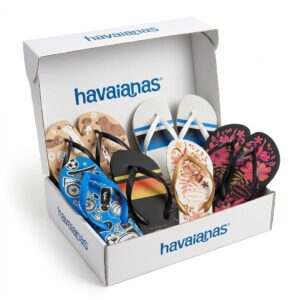 box havaianas 66 pares - diversos