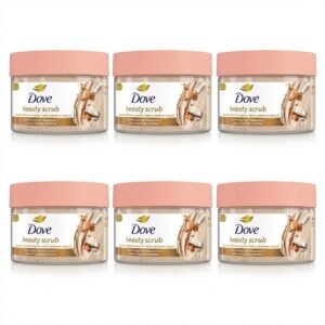 6 unidades de Esfoliante Dove Beauty Scrub 280 gr Coco & Açúcar Mascavo