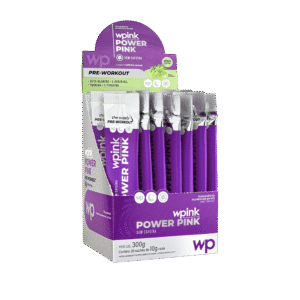 power pink sem cafeína de uva verde - pré-treino - 300g - wp