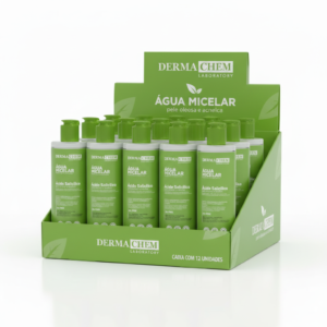 12 Unidades - Água Micelar Dermachem 250 ml Ácido Salicílico
