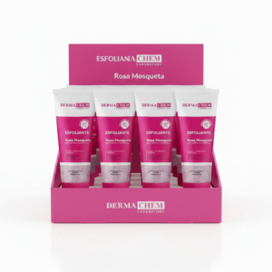 12 Unidades - Gel Esfoliante Dermachem 100 gr Rosa Mosqueta