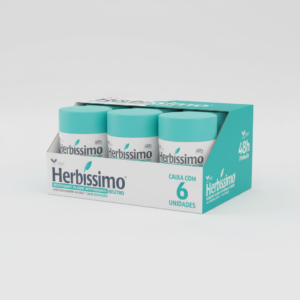 6 unidades de Desodorante Creme Herbíssimo 55 gr Neutro