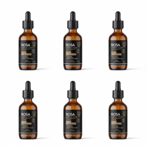 6 unidades de Serum Hidratante Rosa Selvagem 30 ml Candy Preto