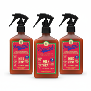 3 unidades de Rapunzel Milk Leave-in Spray 250ml , Lola Cosmetics
