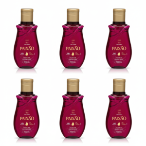 6 unidades de Óleo Corporal Paixão 100 ml Flor de baunilha