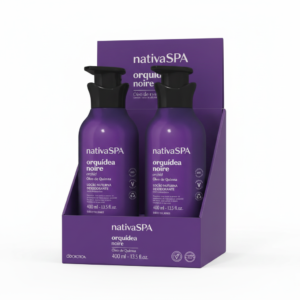 2 unidades de Loção Noturna Desodorante Corporal Nativa Spa Orquídea Noire 400Ml