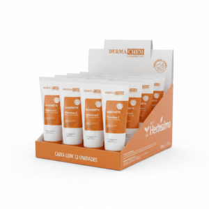 12 Unidades - Sabonete Líquido Facial Dermachem 100 ml Vitamina C