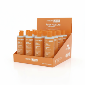 12 Unidades - Água Micelar Dermachem 250 ml Vitamina C