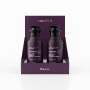 2 unidades de Loção Nutritiva Desodorante Nativa Spa Uva Merlot 400Ml