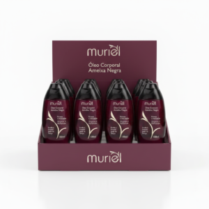 12 unidade - Óleo Corporal Muriel 100 ml Ameixa Negra