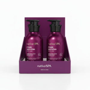 2 unidades de Creme Perfumado Desodorante Corporal Rosas Secretas 400Ml