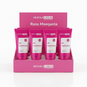 12 Unidades - Gel Antirressecamento Dermachem 100 gr Rosa Mosqueta