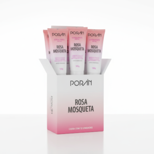 12 Unidades de Esfoliante Facial Rosa Mosqueta Porán 100g