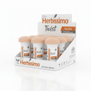 6 Unidades de Desodorante Stick Herbíssimo Twist 45 gr Vanilla