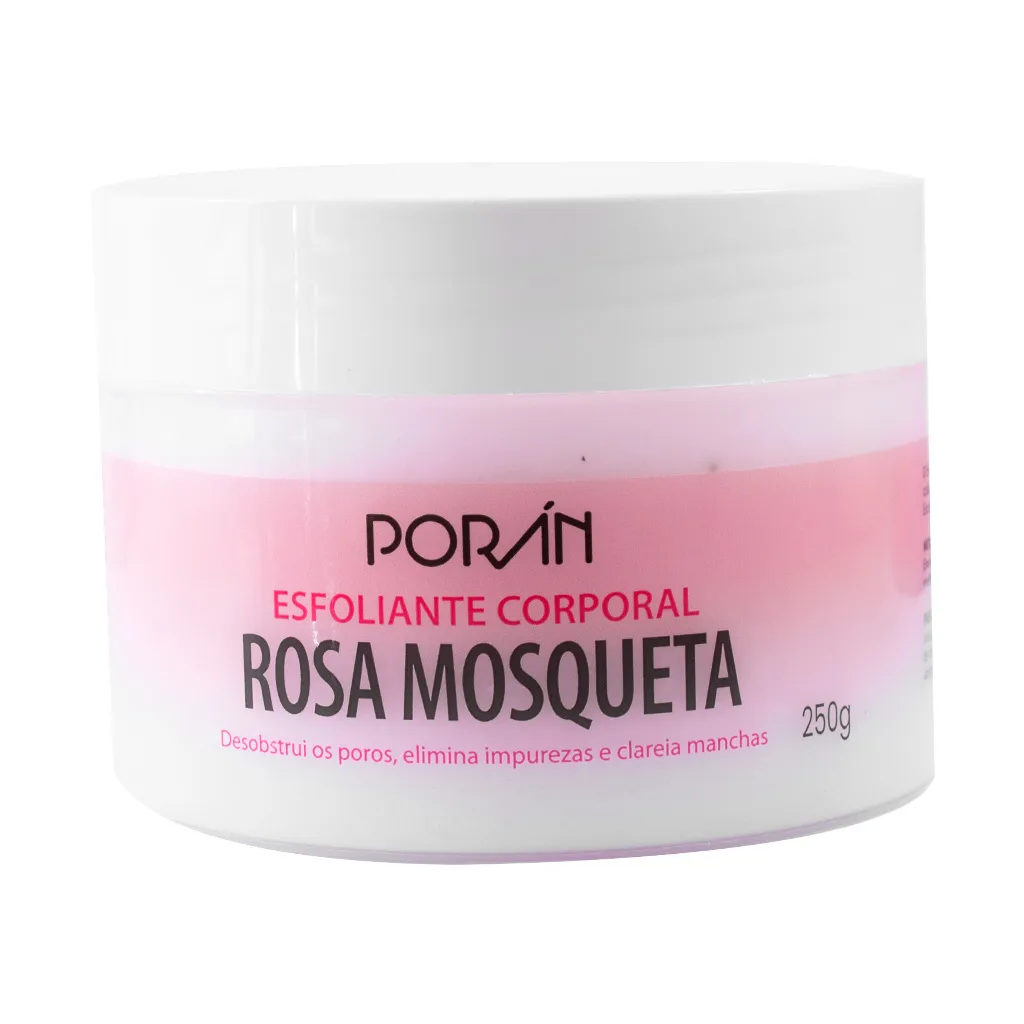 12 Unidades de Esfoliante Corporal Rosa Mosqueta Porán 250g