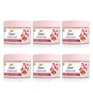 6 Unidades - Esfoliante Dove Beauty Scrub 280 gr Romã & Manteiga de Karité
