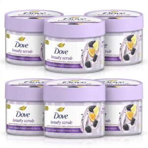 6 Unidades de Esfoliante Dove Beauty Scrub 280 gr Amora & Frutas Cítricas