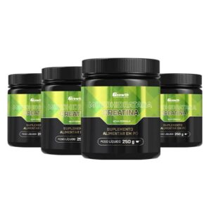 KIT CREATINA MONOHIDRATADA 1KG
