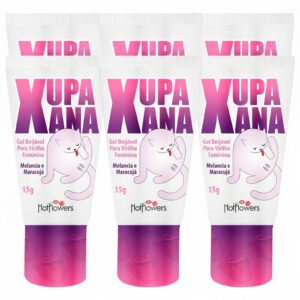 6 unidades - XUPA XANA GEL BEIJÁVEL PARA VIRILHA 15G