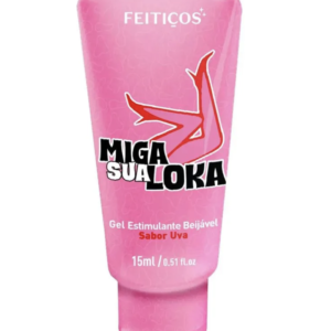 6 UNIDADES - MIGA SUA LOKA GEL ESTIMULANTE BEIJÁVEL 15G