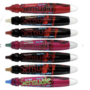 12 unidades de CANETA COMESTÍVEL SEXY PEN 20G SENSUALE