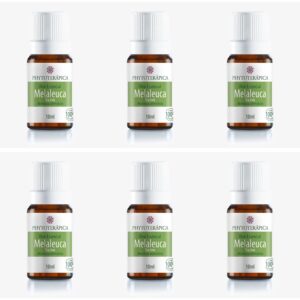 6 UNIDADES Óleo Essencial de Melaleuca (Tea Tree) - 10ml
