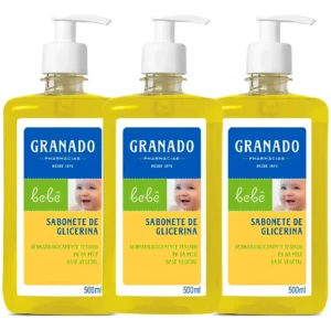 3 Sabonetes Líquidos Granado Para Bebê 250ml Tradicional