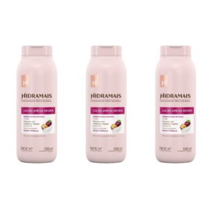 3 unidades de Loção Hidratante Hidramais 500 ml Ameixa Negra