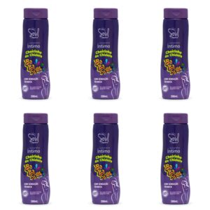 6 Unidades Sabonete Íntimo Uva 200ml Babasoul