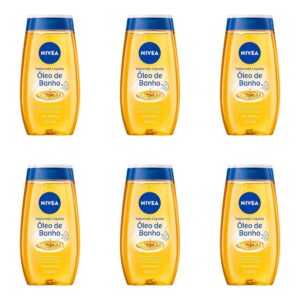 6 Unidades Sabonete Líquido  Óleo De Banho Nivea