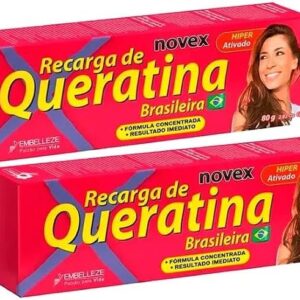 2 Unidades Recarga De Queratina Novex 80g