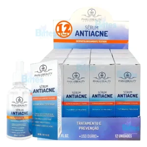 12 Unidades Serúm Antiacne Phállebeauty Cosmetics Espinhas