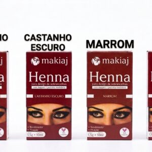 12 Unidades de Henna Para design De Sobrancelhas Makiaj