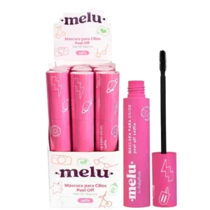 12 Unidades Mascara para Cílios Peel off Melu Rosa  Ruby Rose