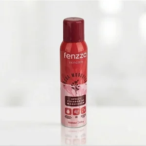 12 Unidades Spray Fixador de Maquiagem Rosa Mosqueta Fenzza  com óleo de rosa mosqueta e vitamina E