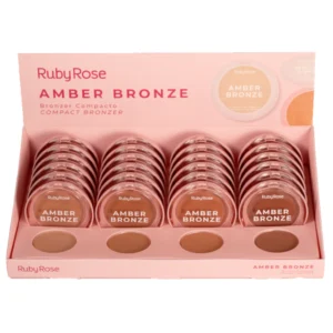 24 Unidades Bronzer Compacto Amber Bronze - Ruby Rose