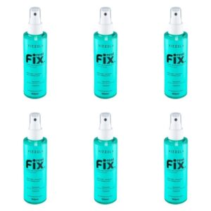 6 Unidades Fixador de Maquiagem Vizzela Real Fix 150ml - Incolor