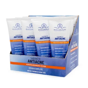 12 Unidades Sabonete Facial Antiacne 100ml  Phállebeauty